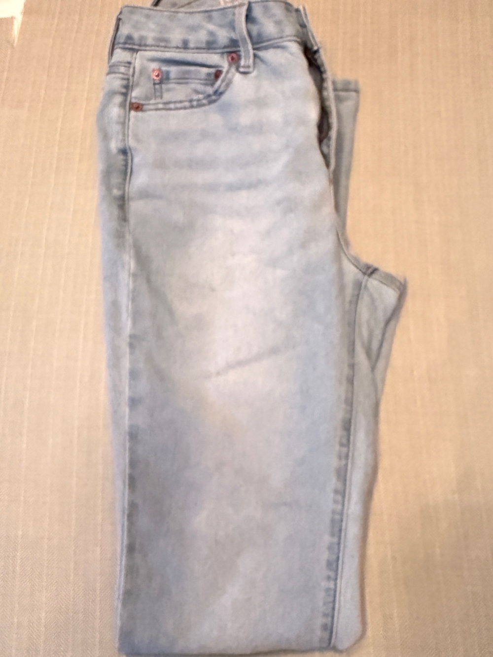 No Boundaries Women’s Size 4 Light Wash Wide Leg Jeans Stretch Denim 29” Inseam